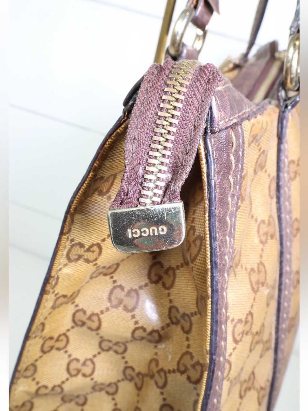 Gucci GG Crystal Duchessa Monogram Shoulder Bag - Picture 5 of 10